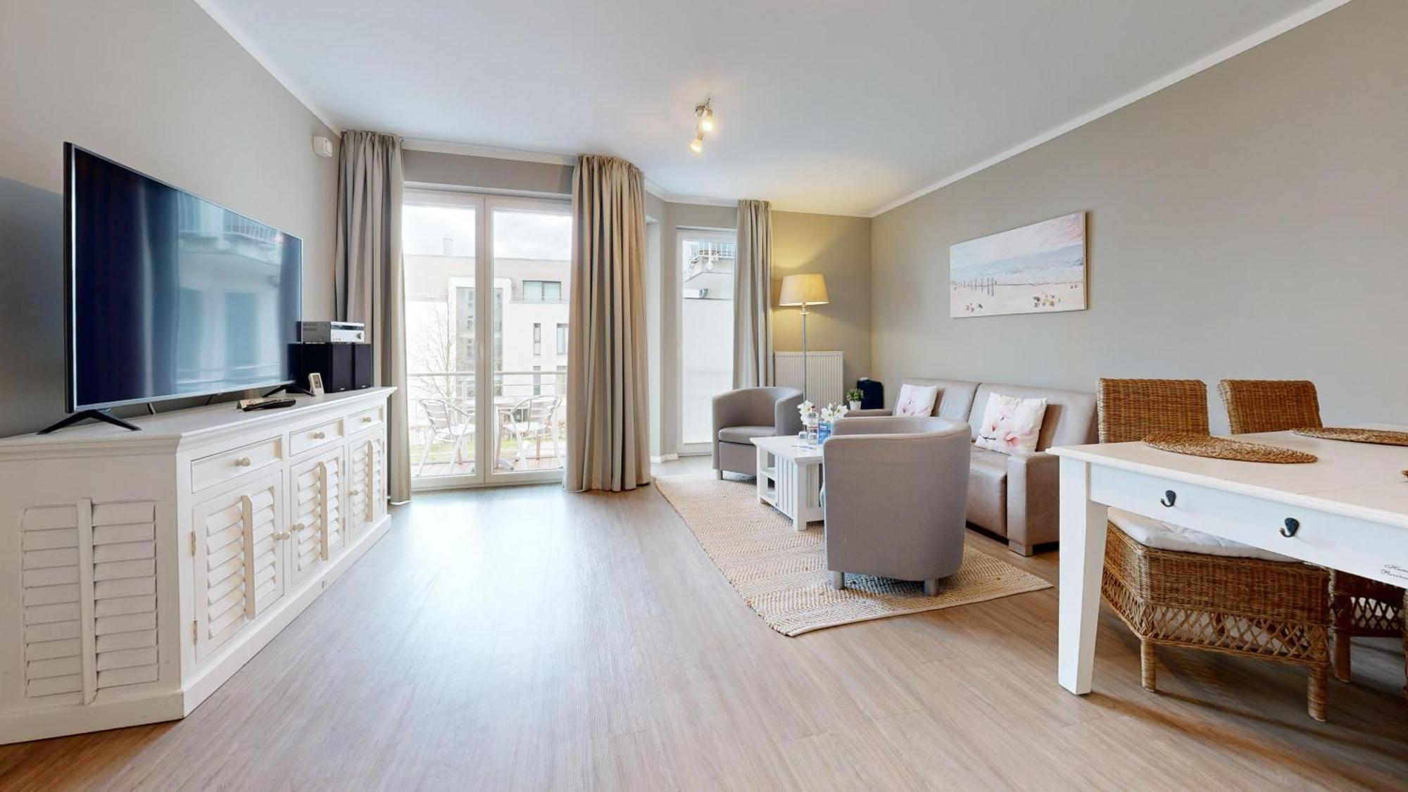 Apartment Strandnahe Mit Balkon, Residenz Bel Vital 16 Ostseebad Binz