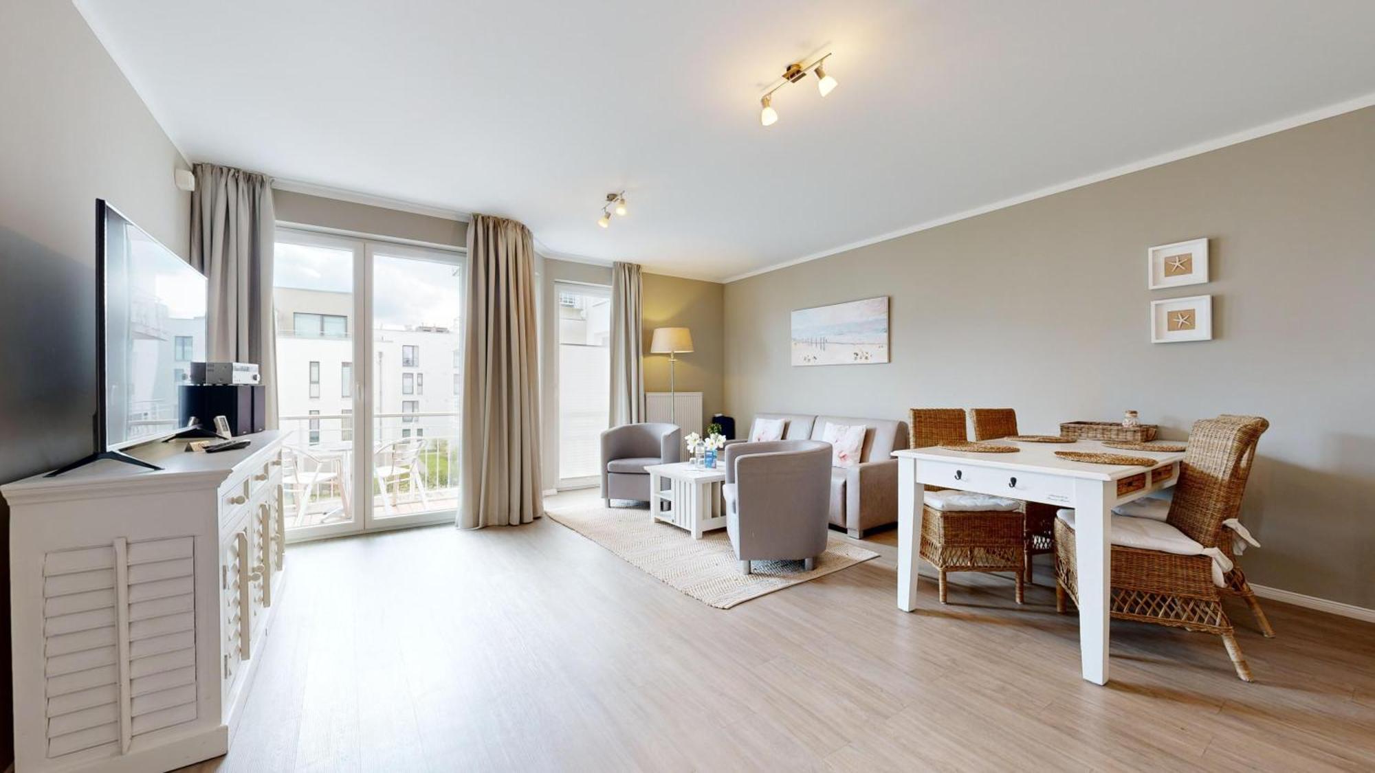 Strandnahe Mit Balkon, Residenz Bel Vital 16 * Ostseebad Binz