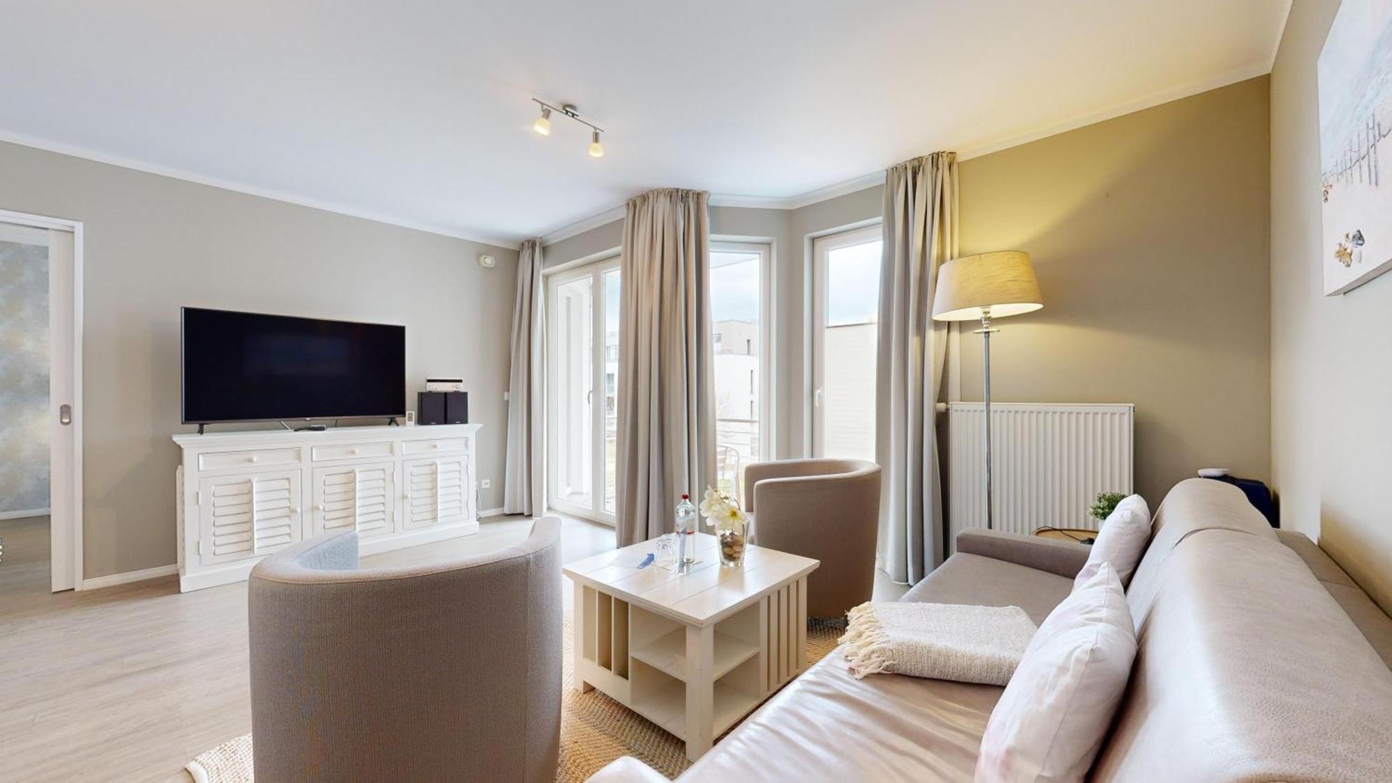 Strandnahe Mit Balkon, Residenz Bel Vital 16 * Ostseebad Binz